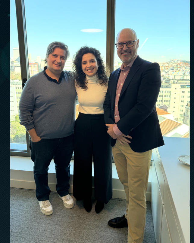 Daniela Simões com os primeiros investidores